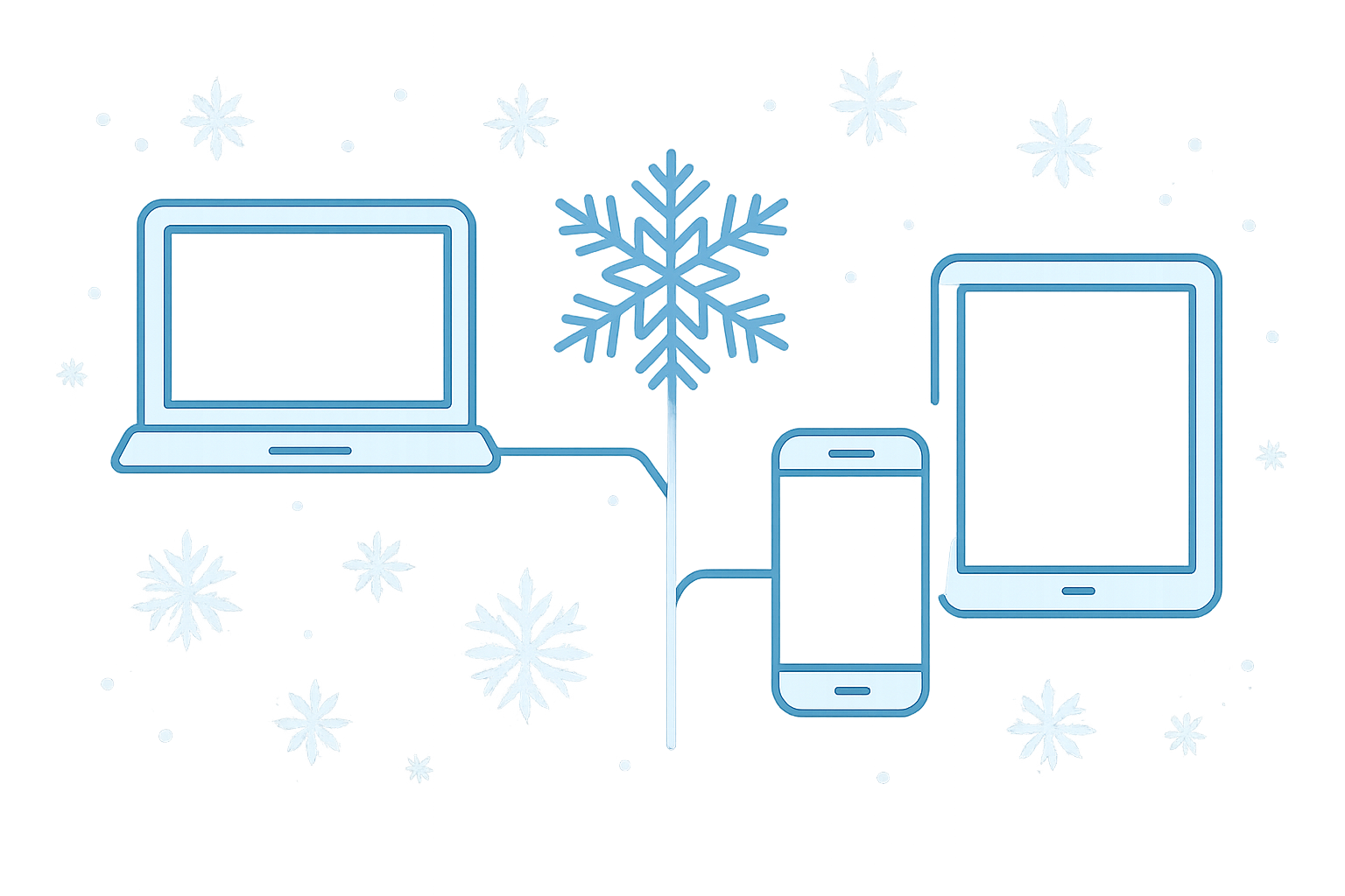 Multi-device compatibility illustration
